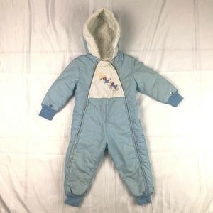 Toddler 18 Mo Winter Snow Suit Vintage Quiltex